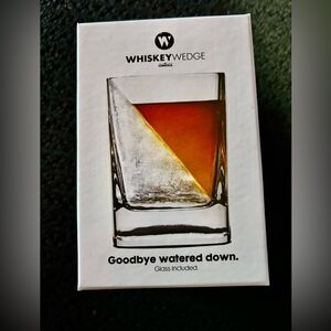 Corkcicle Whiskey Wedge Glass with Ice Mold